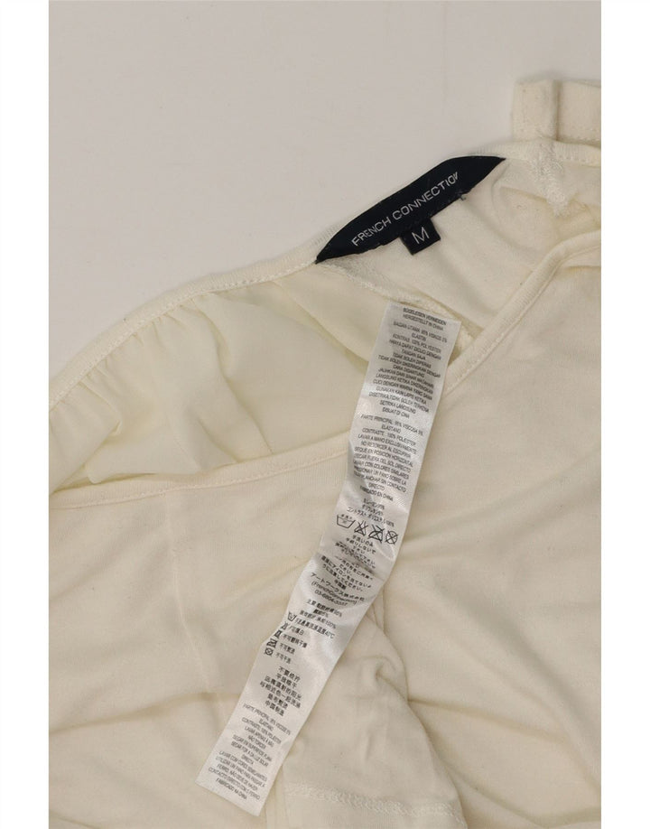 FRENCH CONNECTION Damen-Oversize-Blusenoberteil, UK-Größe 44, Mittel, gebrochenes Weiß