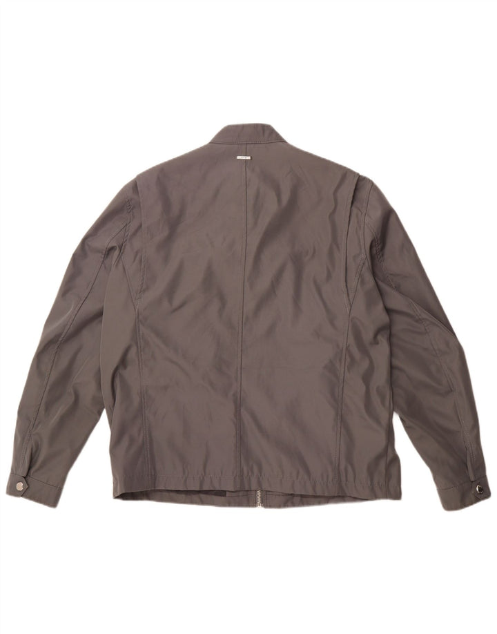 MICHAEL KORS Herren Utility Jacke UK 42 XL Grau Polyester