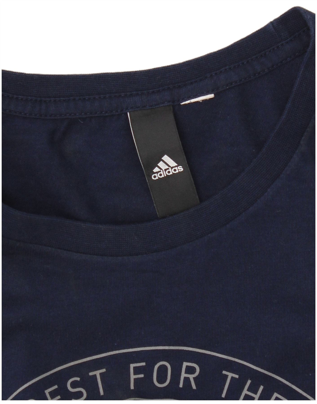 Adidas Herren Grafik T-Shirt Top Large Marineblau