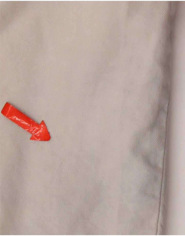 Vintage Herren Chino Shorts W36 Große graue Baumwolle