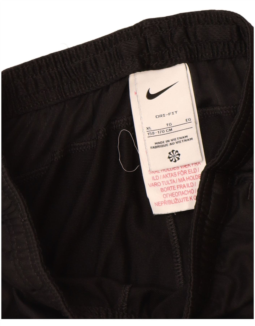 Nike Jungen-Trainingshose, 13–14 Jahre, XL, schwarzes Polyester