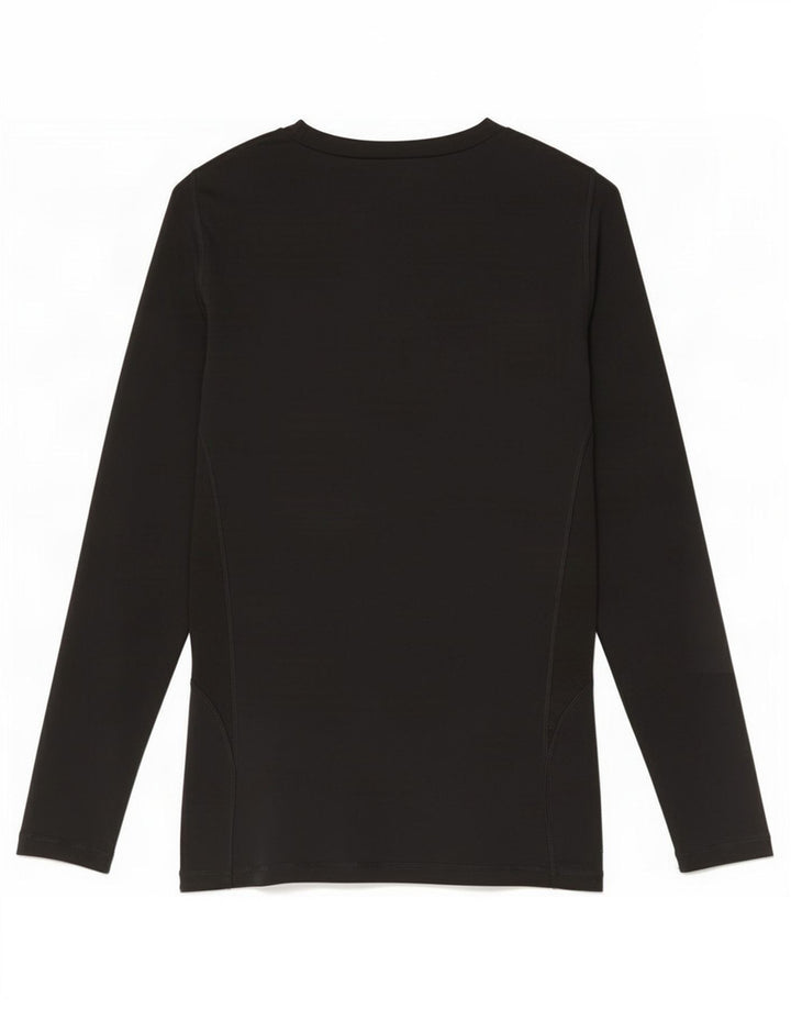 Umbro Herren-Top, langärmelig, mittelschwarz, Polyester