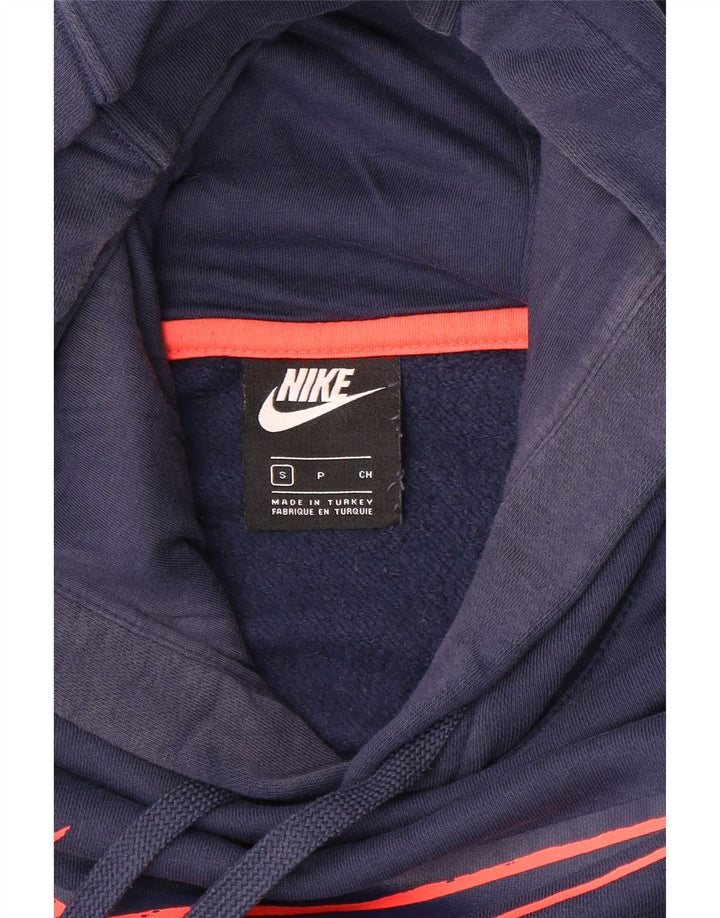 Nike Herren-Kapuzenpullover mit Grafik, Größe S, Marineblau
