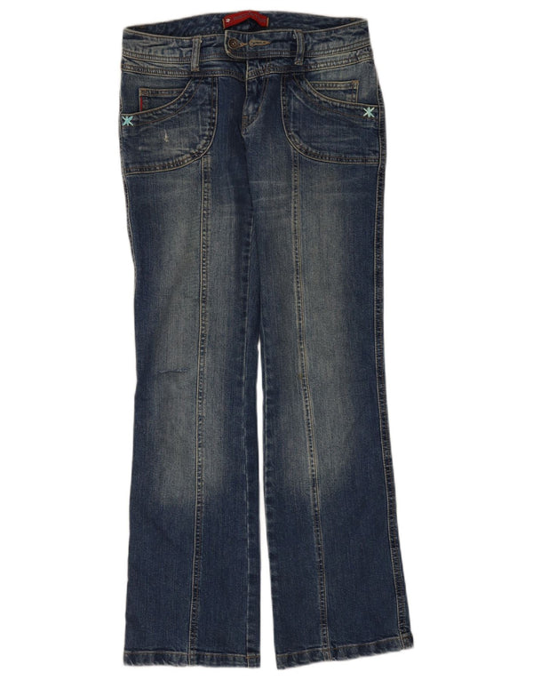 Vintage Damen Bootcut Jeans W28 L31 Marineblau