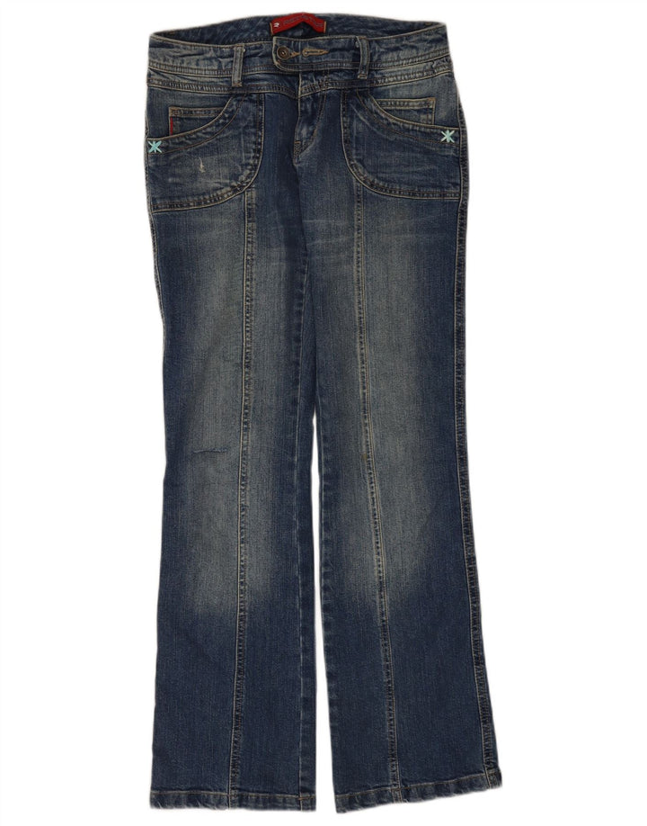 Vintage Damen Bootcut Jeans W28 L31 Marineblau