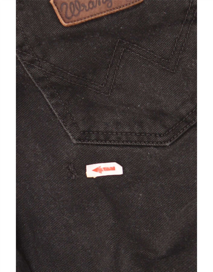 Wrangler Herren Texas Straight Jeans W32 L32 Schwarze Baumwolle