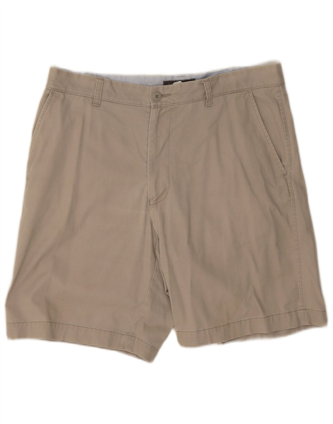 Marks & Spencer Herren-Chinoshorts W34, Größe L, Beige, Baumwolle