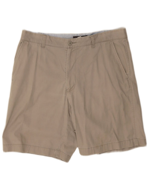 Marks & Spencer Herren-Chinoshorts W34, Größe L, Beige, Baumwolle