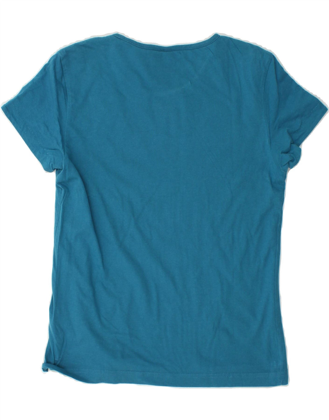 PUMA Womens Reversible Graphic T-Shirt Top UK 12 Medium Blue Colourblock Vintage Puma and Second-Hand Puma from Messina Hembry 