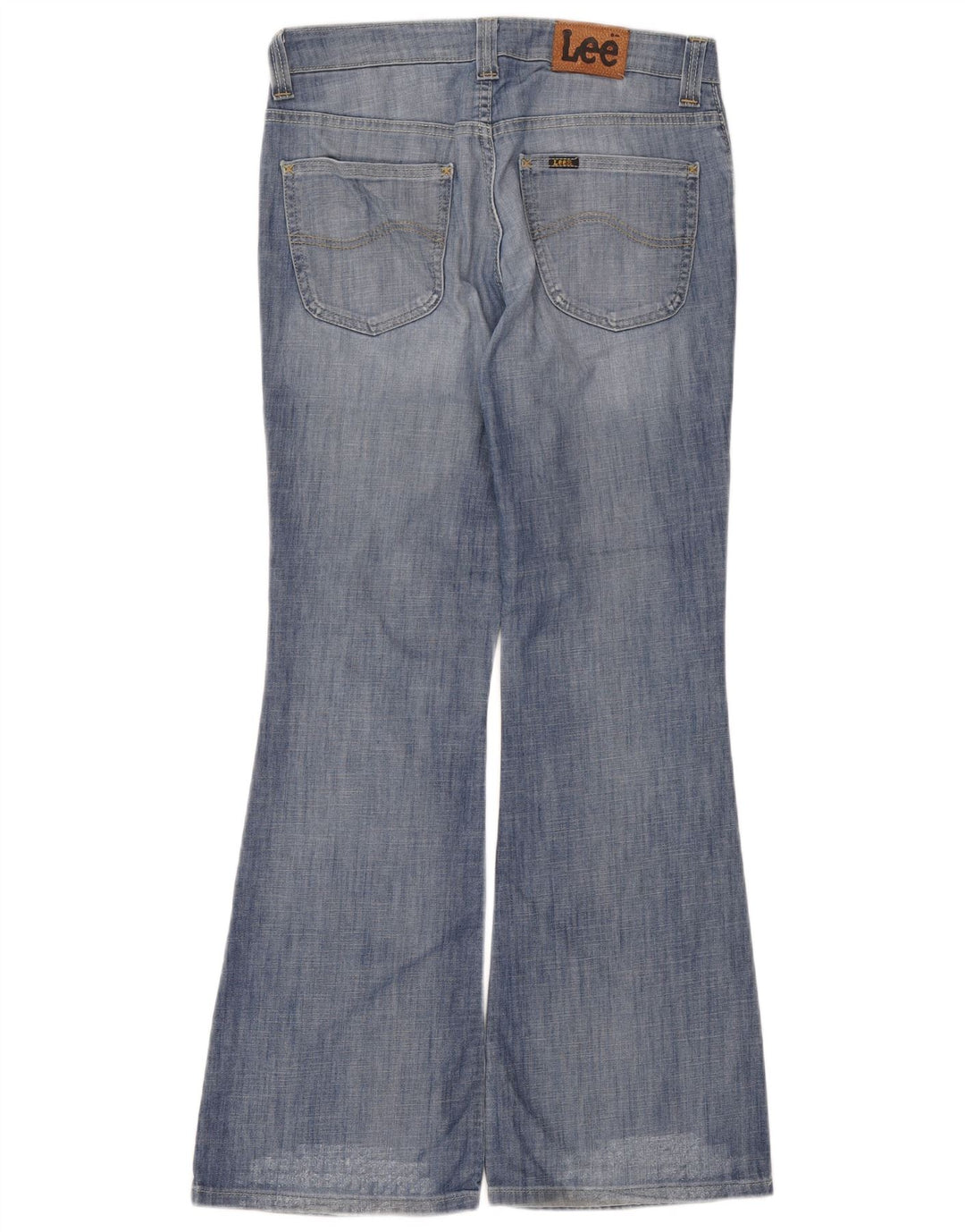 LEE Damen Felton Flared Jeans W32 L31 Blaue Baumwolle