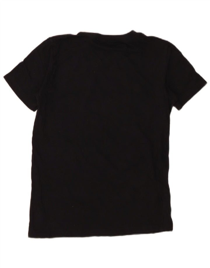 Levi's Jungen-T-Shirt mit Grafik, 10–11 Jahre, mittelgroß, schwarze Baumwolle