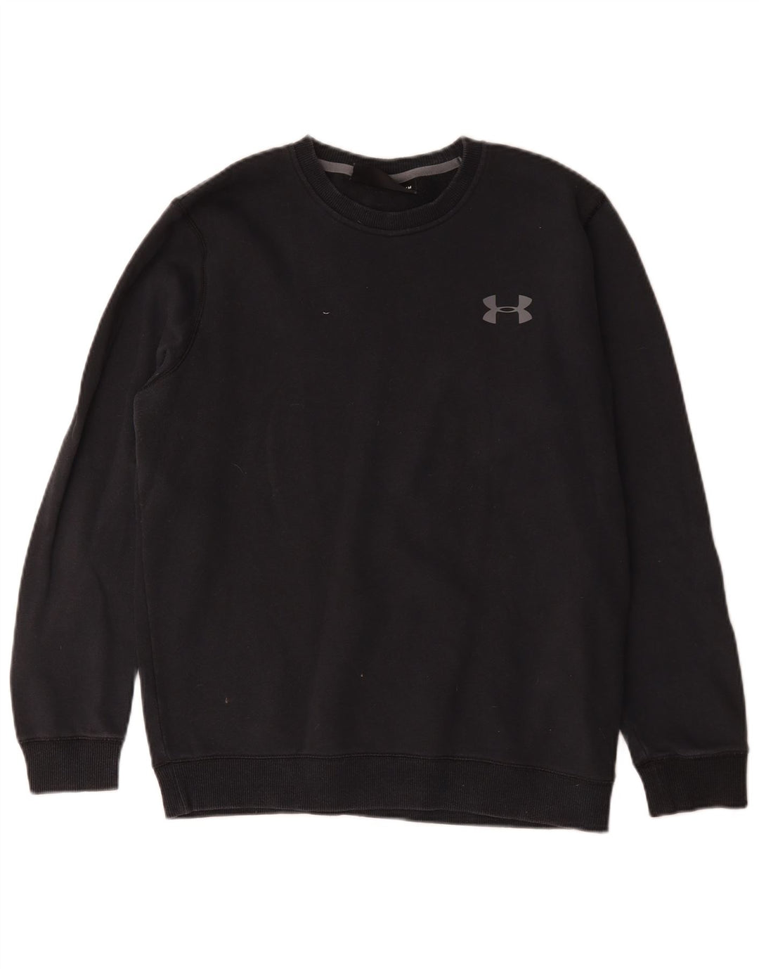 Under Armour Herren Cold Gear Sweatshirt Pullover Mittelschwarze Baumwolle