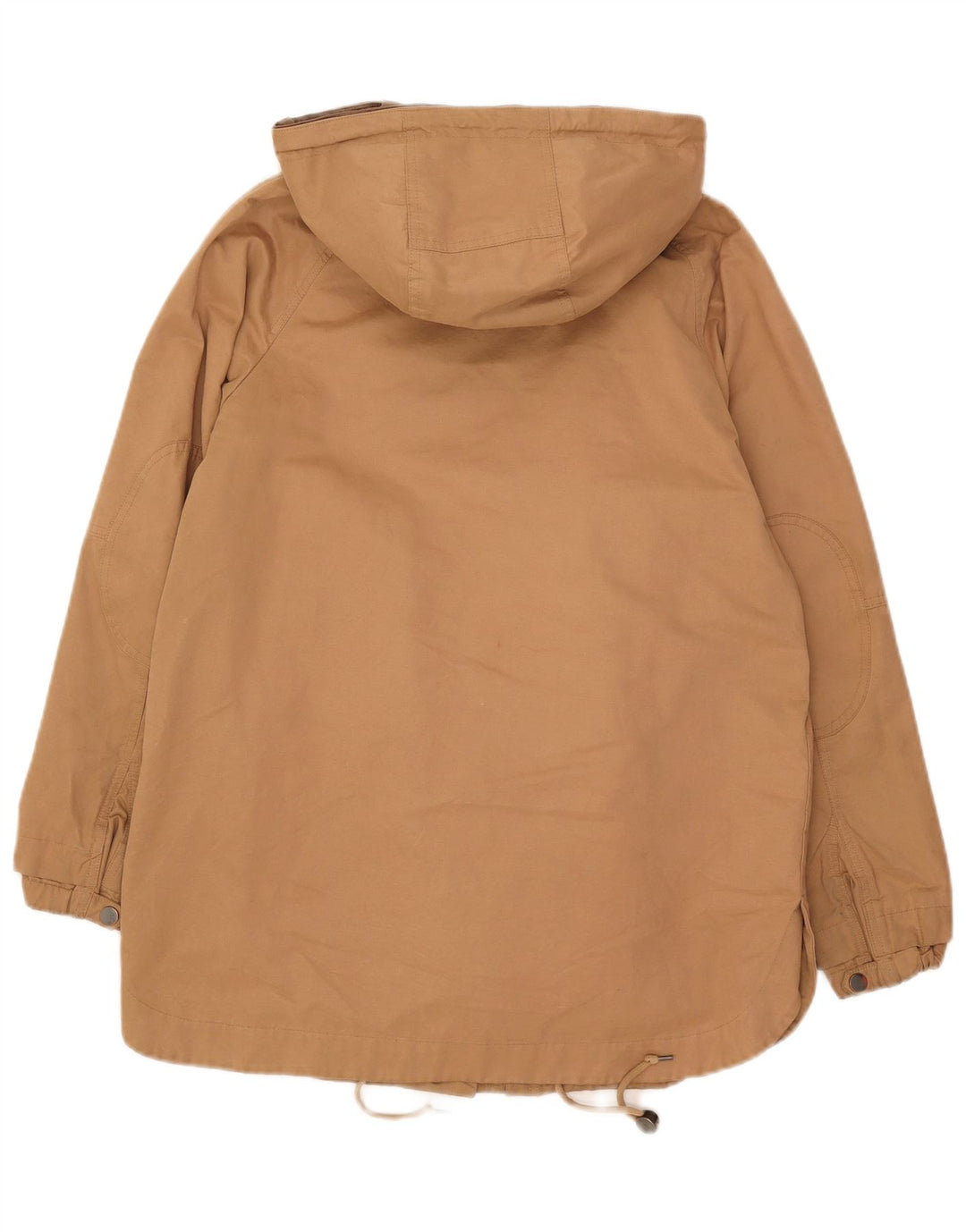 Zara Damen-Parka mit Kapuze, UK 6, XS, Beige, Polyester