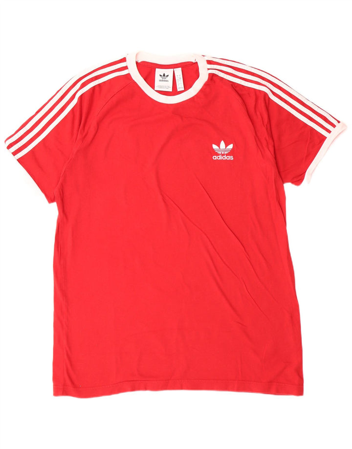 Adidas Herren T-Shirt Große rote Baumwolle