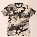 Adidas Herren T-Shirt Top Small Grau Camouflage Baumwolle
