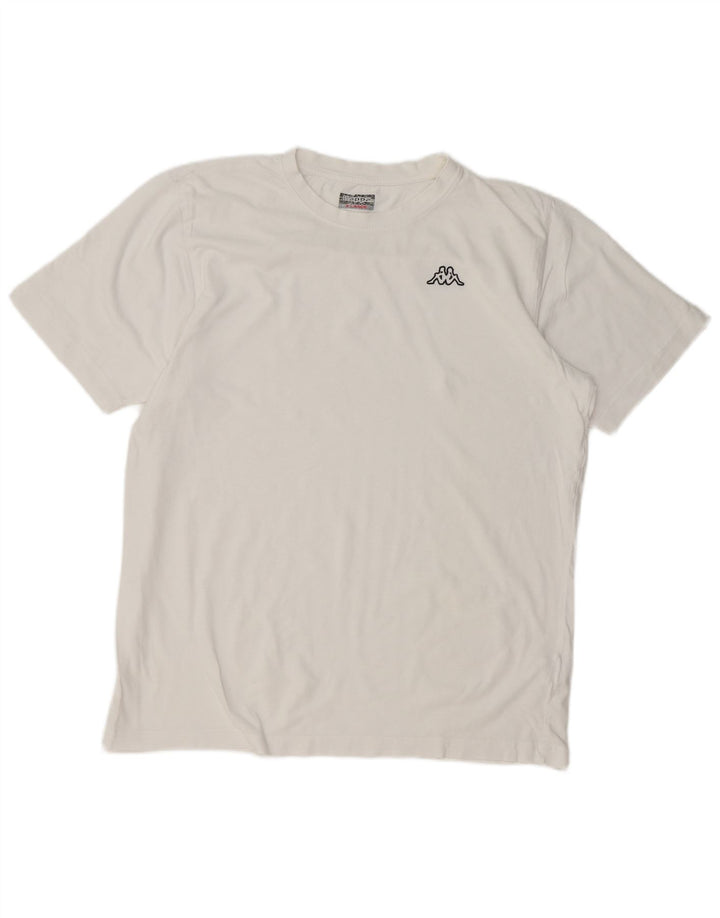 Kappa Herren T-Shirt Top XL Weiße Baumwolle