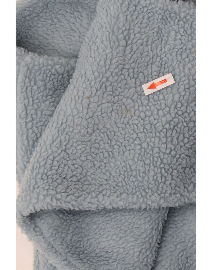 North Sails Herren-Fleecepullover mit Reißverschluss am Hals, großes, blaues Polyester