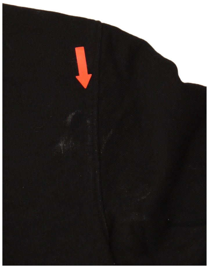 Ted Baker Damen-Pullover mit grafischem Rundhalsausschnitt, Größe 2, klein, Schwarz