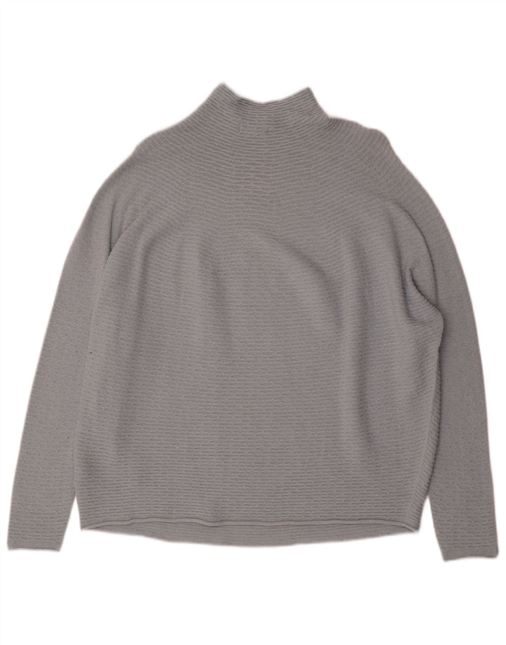 Phase Eight – Übergroßer Rollkragenpullover für Damen, Gr. 14, Mittelgrau