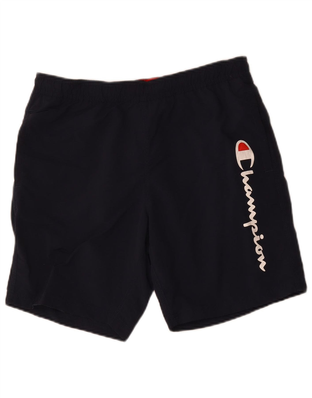 Champion Herren-Badeshorts mit Grafik, mittelgroß, Marineblau, Polyester