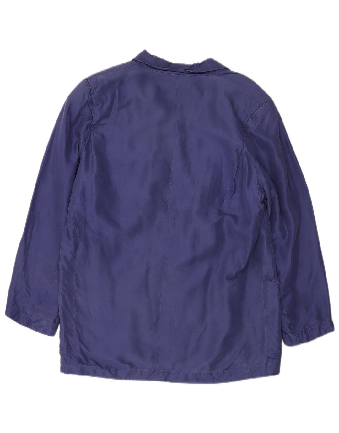 KRIZIA Womens 2 Button Blazer Jacket IT 44 Medium Purple Acetate