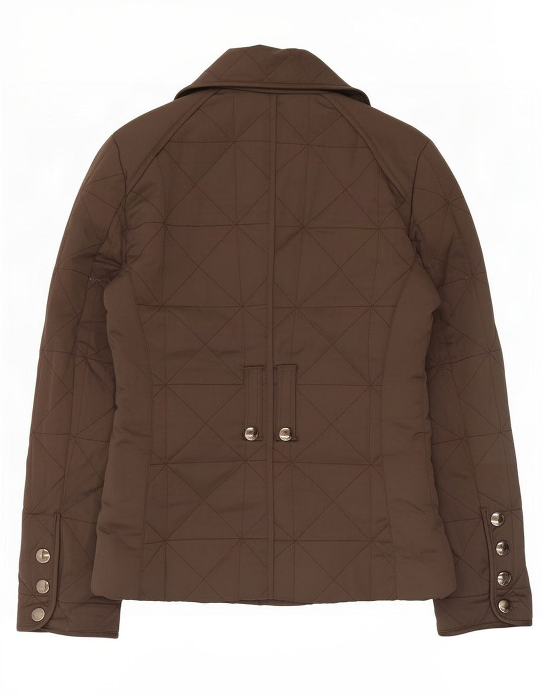 Zara Damen Steppjacke UK 12 Mittelbraunes Polyester