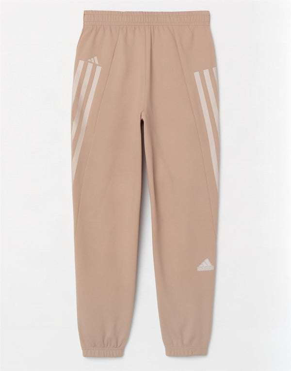 Adidas Damen Trainingshose Jogger UK 4 XS Beige Baumwolle