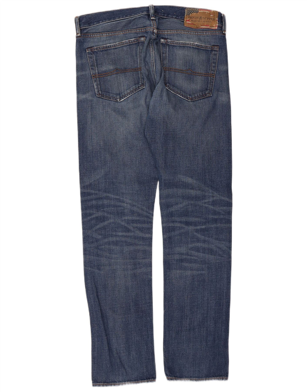Ralph Lauren Herren Slim Jeans W34 L34 Blaue Baumwolle