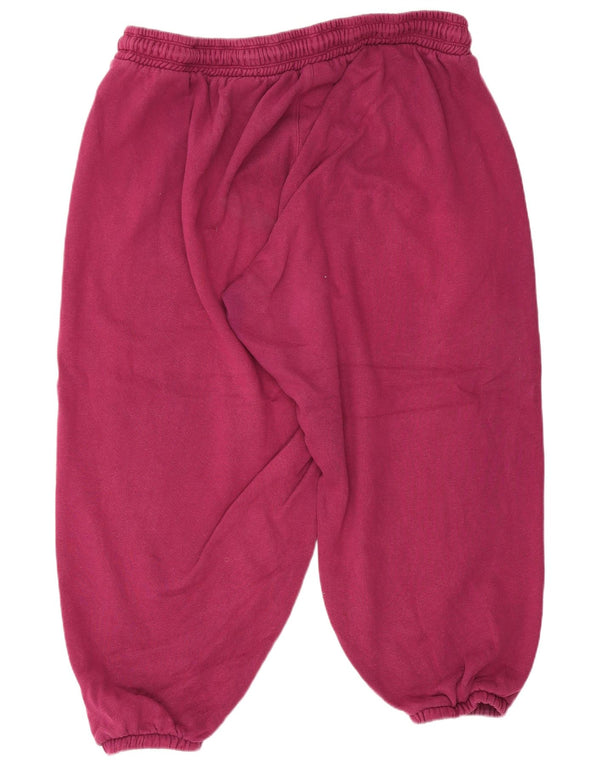 Dkny Womens Crop Trainingsanzug Hose Jogger UK 20 2XL Lila Baumwolle