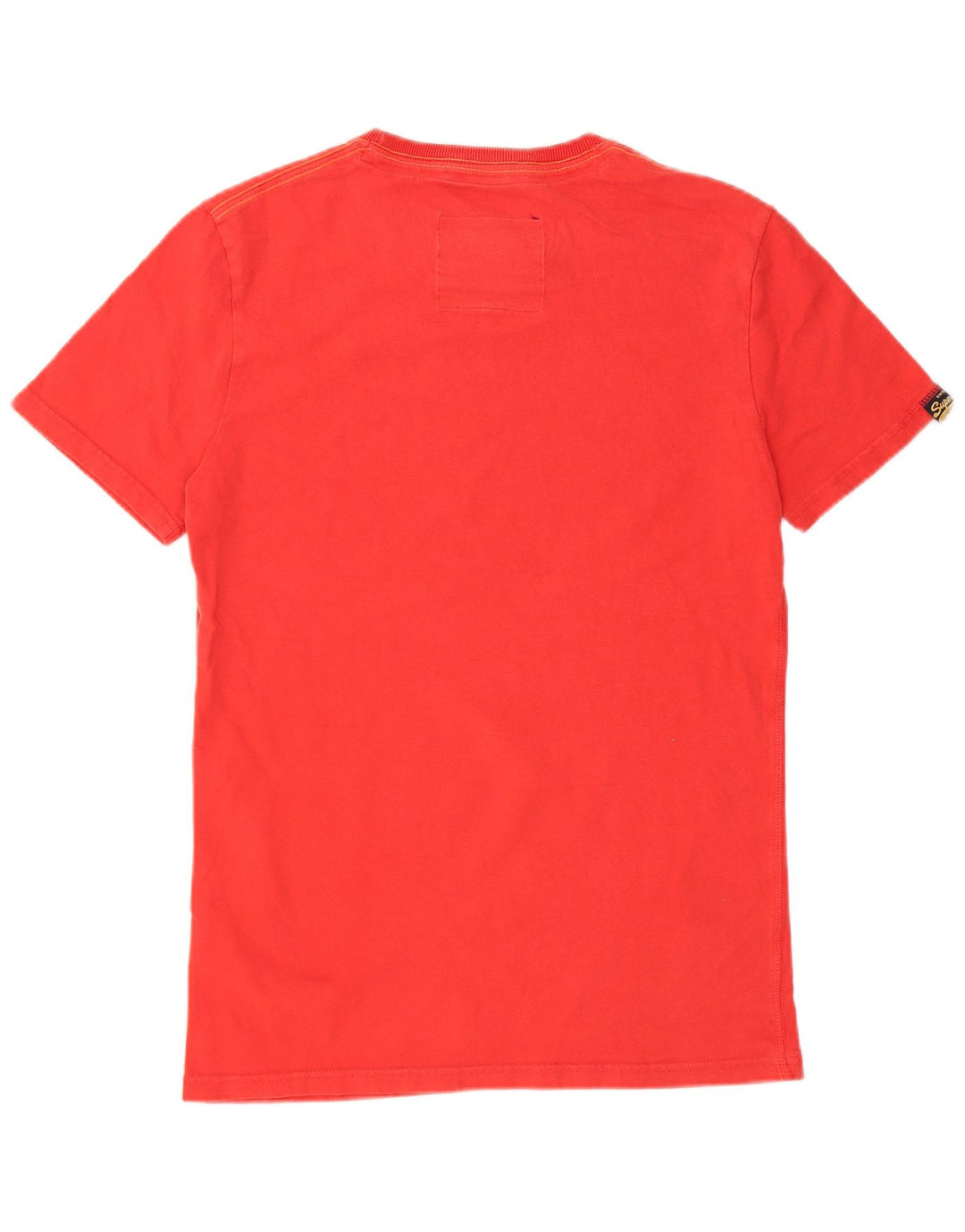 Superdry Herren T-Shirt mit Grafik, Größe S, Rot, Baumwolle