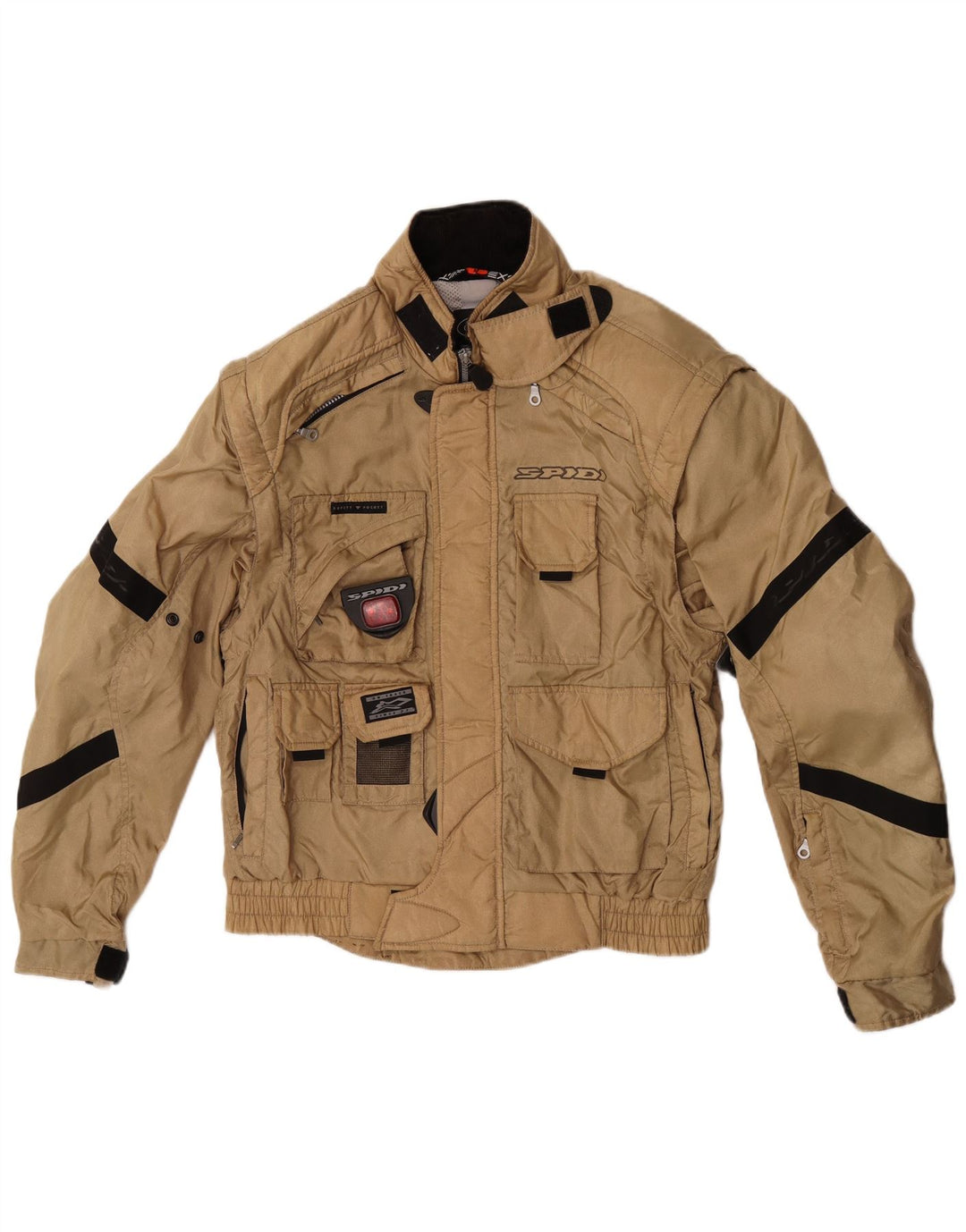 Spidi Herren Racer Jacke UK 38 Medium Beige Colourblock Polyamid