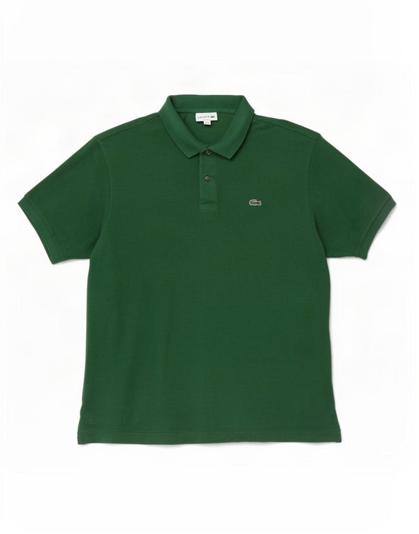 Lacoste Mens Classic Fit Polo Shirt Size 8 3XL Green Cotton