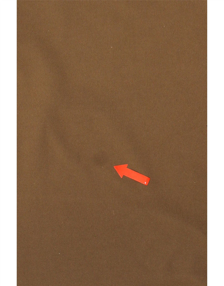 JACK WOLFSKIN Mens T-Shirt Top Small Brown Polyester Vintage Jack Wolfskin and Second-Hand Jack Wolfskin from Messina Hembry 