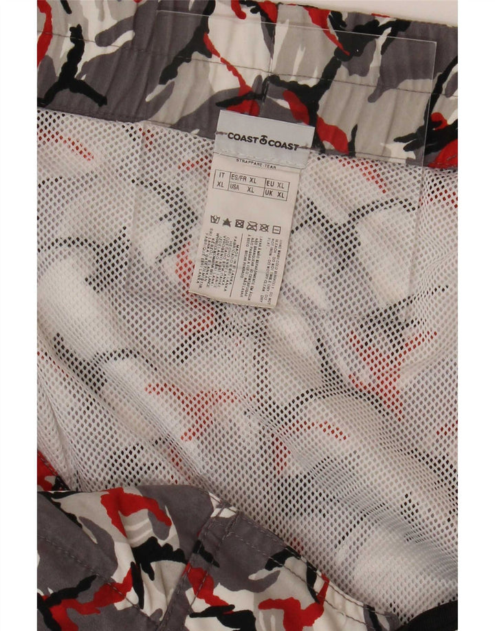 Coast Herren-Badeshorts mit Grafik, XL, mehrfarbiges Camouflage-Polyester
