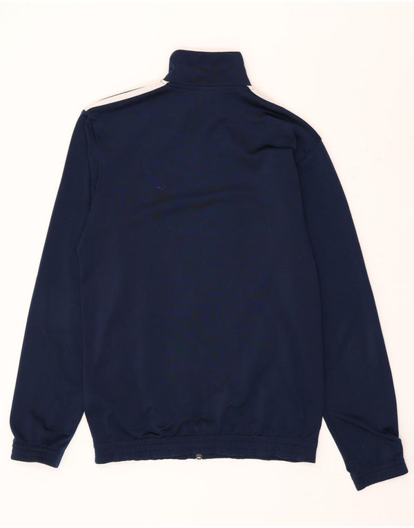Adidas Herren Trainingsanzug Top Jacke UK 36/38 Small Marineblau Polyester