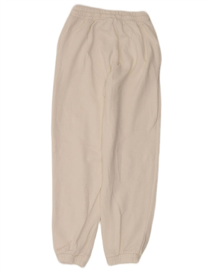 Zara Damen Trainingshose Jogger UK 8 Small Weiß