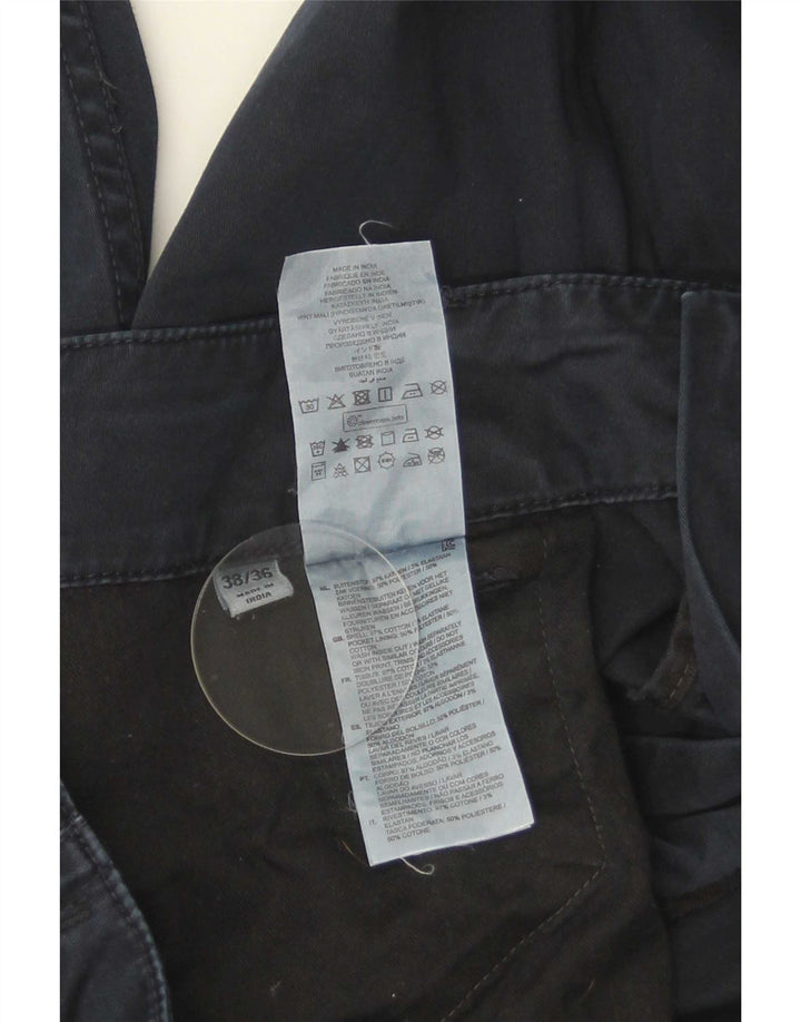 G-Star Herren Slim Cargohose W38 L36 Marineblaue Baumwolle