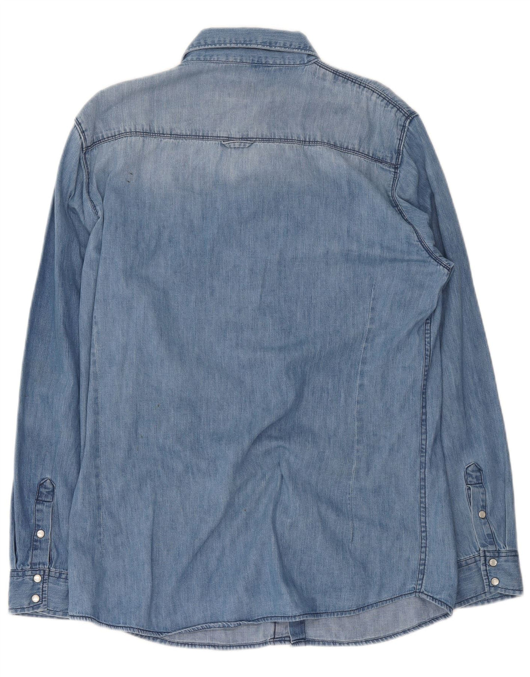 Bench Herren Jeanshemd XL, blaue Baumwolle