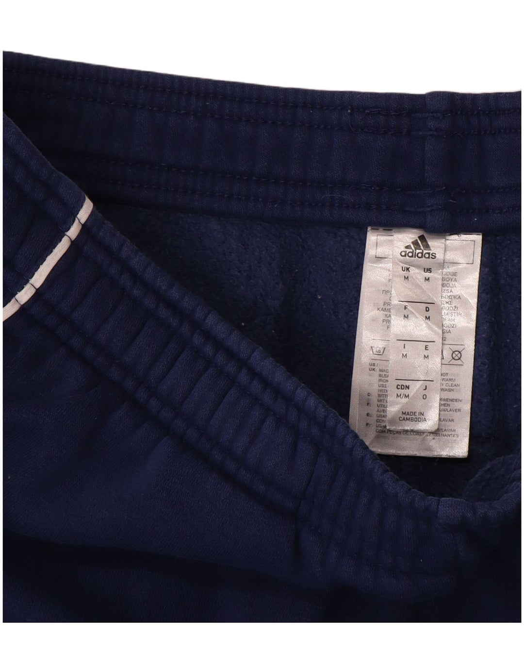 Adidas Herren-Trainingshose, Jogginghose, mittelblau, Baumwolle