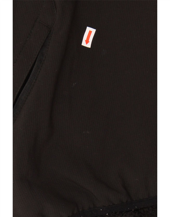 NEW BALANCE Mens Hooded Windbreaker Jacket UK 38 Medium Black