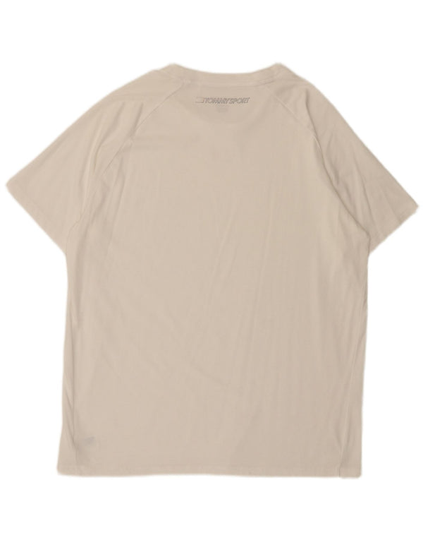 Tommy Hilfiger Herren T-Shirt Top XL Weiße Baumwolle