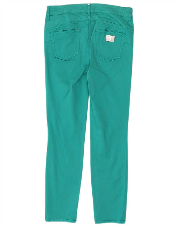 Liu Jo Damen Slim Freizeithose W28 L27 Türkis