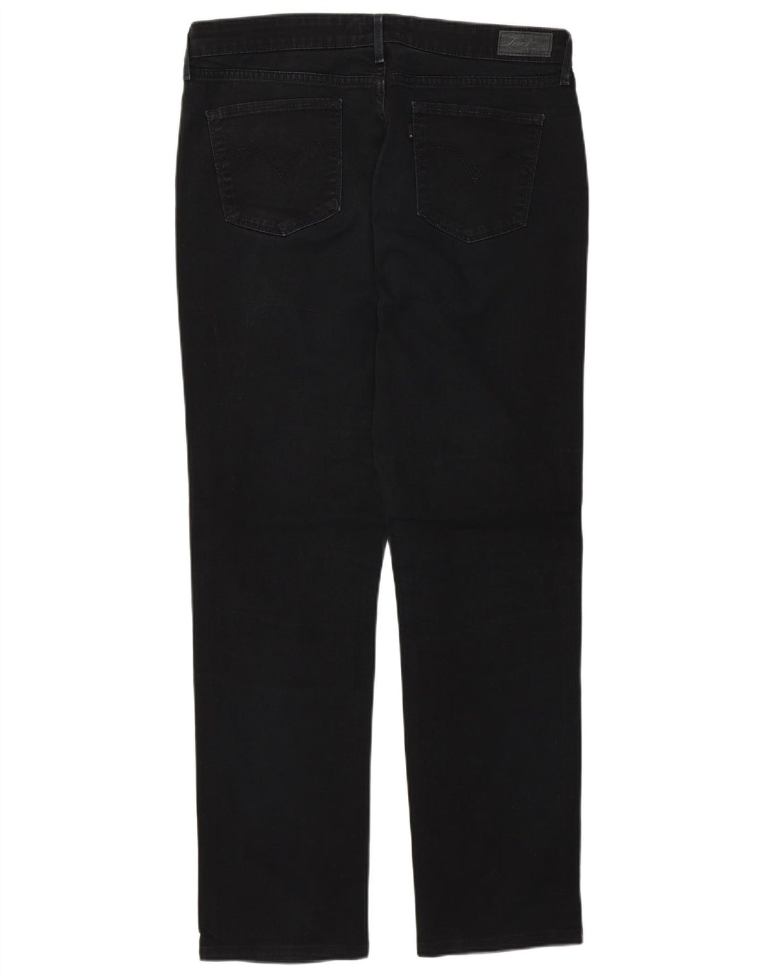 Levi's Damen Demi Curve Classic Fit Straight Jeans W33 L30 Schwarze Baumwolle