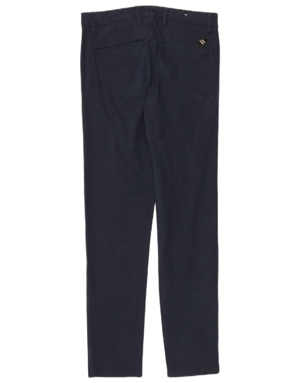 Zara Slim Chino-Hose für Herren, EU 38, Größe S, W30, L30, Marineblau, Baumwolle