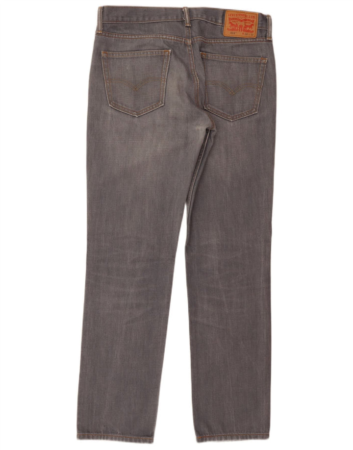 Levi's Herren 511 Slim Jeans W34 L32 Graue Baumwolle
