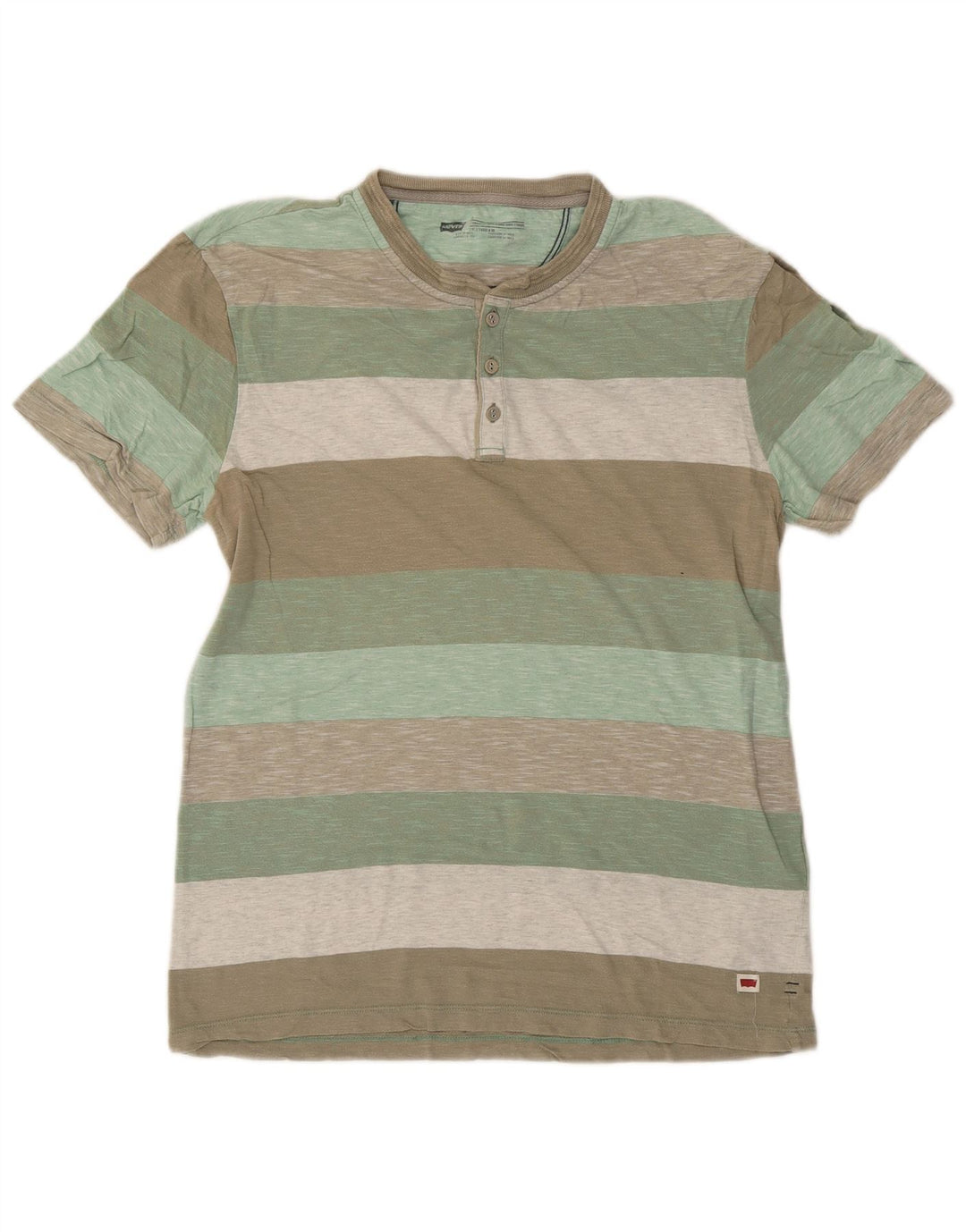 Levi's Herren-T-Shirt mit Standard-Passform, mittelgroß, mehrfarbig, gestreift, Baumwolle