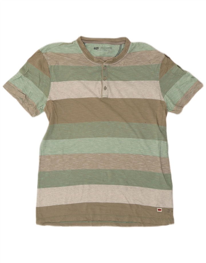 Levi's Herren-T-Shirt mit Standard-Passform, mittelgroß, mehrfarbig, gestreift, Baumwolle