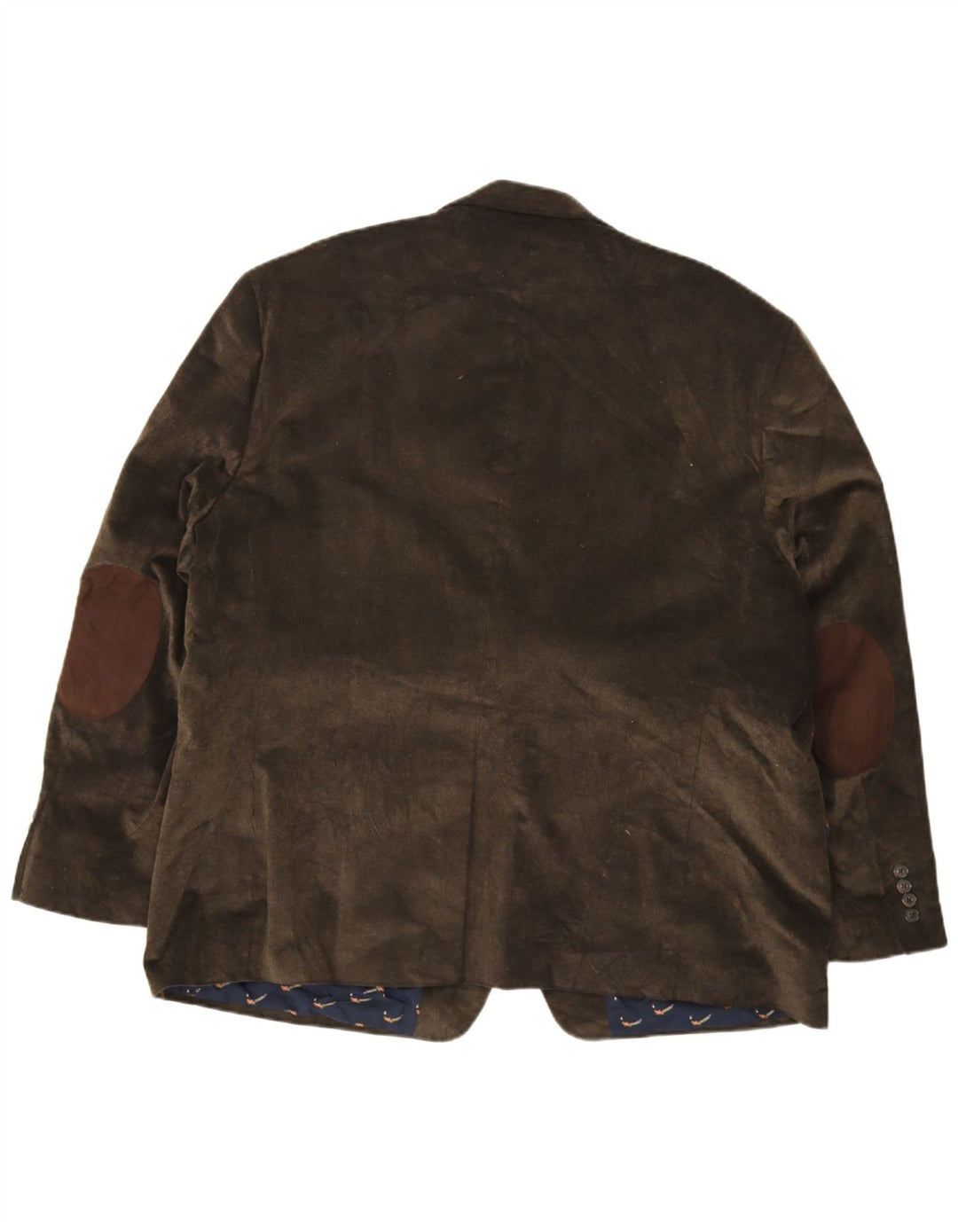 Chaps Herren-Blazer aus Cord mit 2 Knöpfen, IT 52, XL, Khaki, Baumwolle