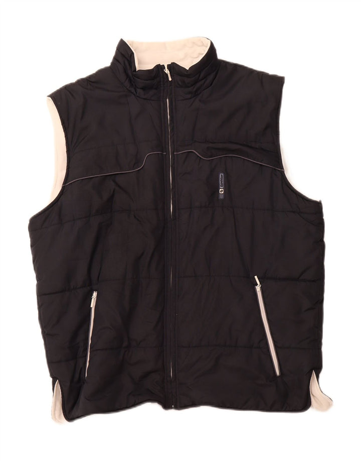 LOTTO Herren Wattierte Weste UK 40 Large Schwarz Polyester