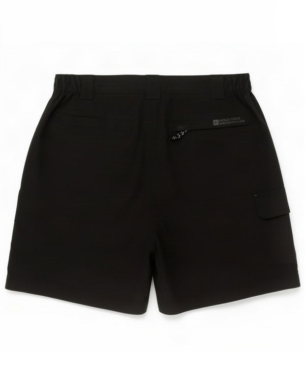Mountain Warehouse Womens Cargo Shorts UK 10 Small W27 Schwarz Polyester